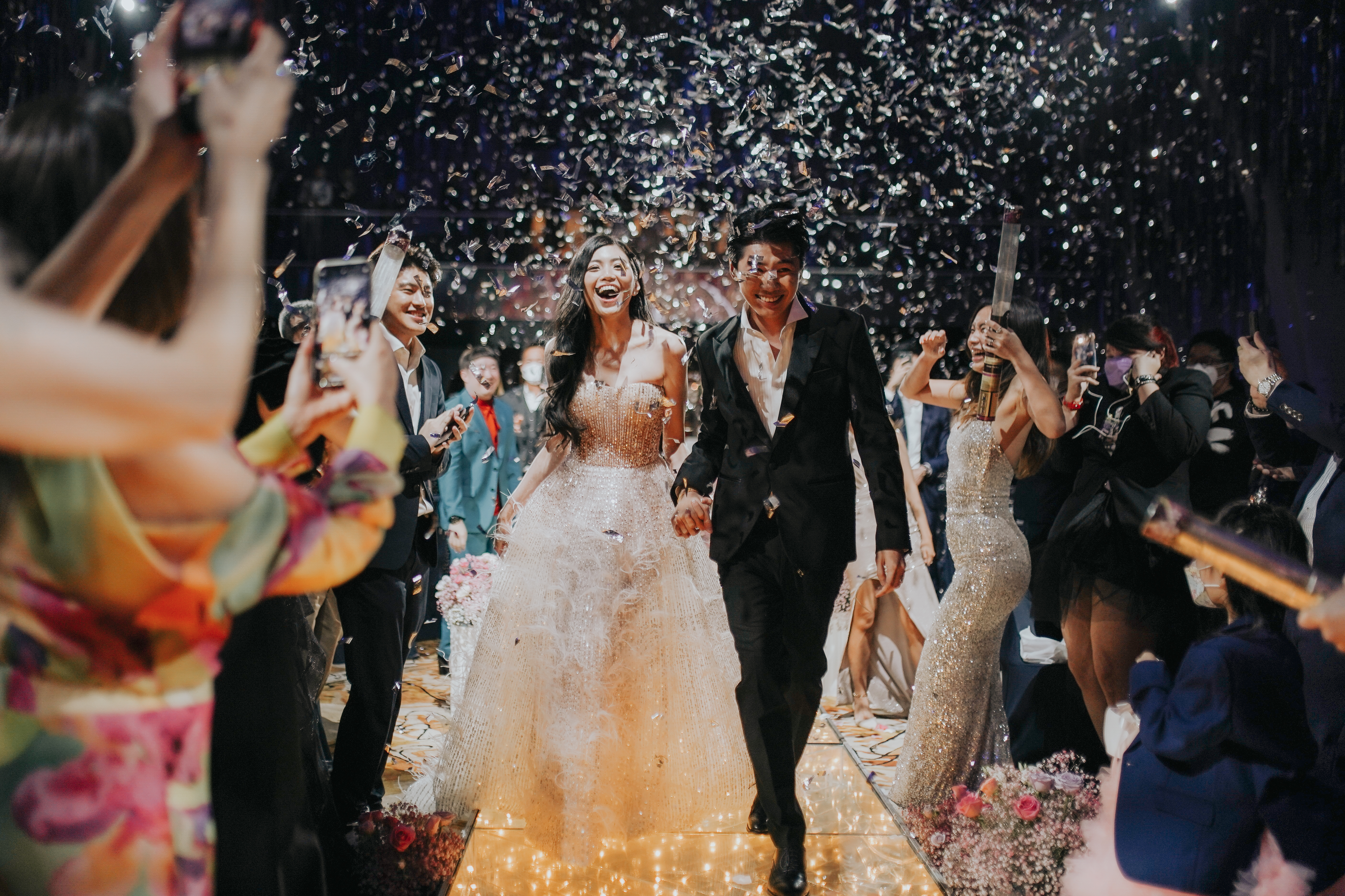 Walking down the aisle